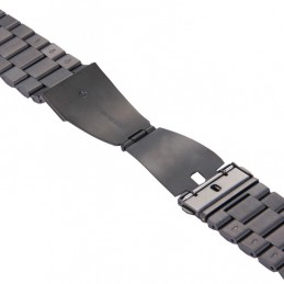 Correa de Acero Inoxidable con Hebilla de Mariposa para Apple Watch 42mm