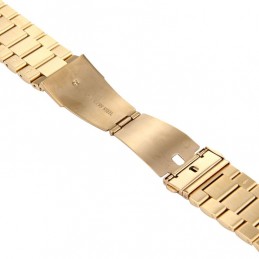 Correa de Acero Inoxidable con Hebilla de Mariposa para Apple Watch 42mm