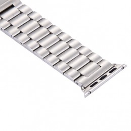 Correa de Acero Inoxidable con Hebilla de Mariposa para Apple Watch 42mm