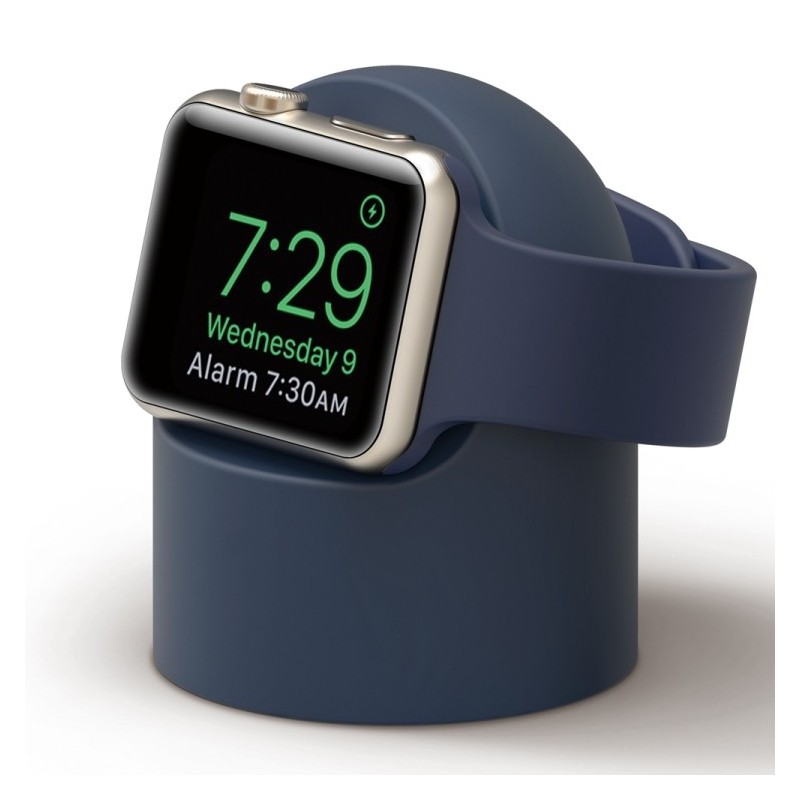 Soporte de sobremesa base redonda retro para Apple Watch