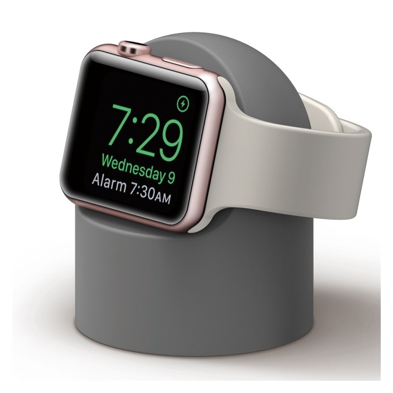 Soporte de sobremesa base redonda retro para Apple Watch