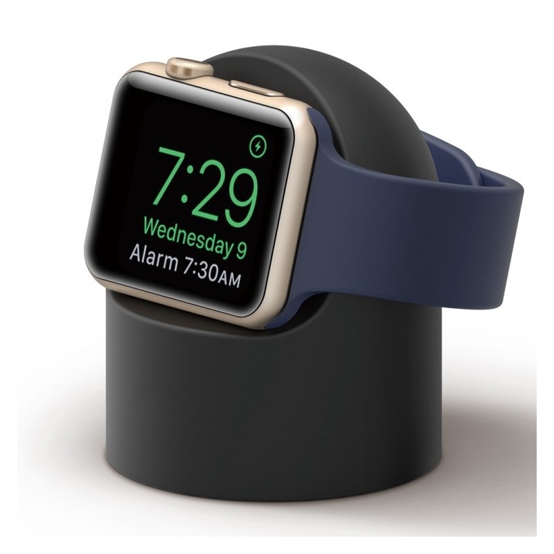 Soporte de sobremesa base redonda retro para Apple Watch