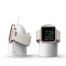 Soporte de sobremesa base redonda retro para Apple Watch