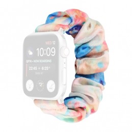 Correa de franela tela colorida para Apple Watch Serie 6, SE, 5, 4 44mm