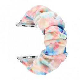 Correa de franela tela colorida para Apple Watch Serie 6, SE, 5, 4 44mm