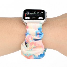 Correa de franela tela colorida para Apple Watch Serie 6, SE, 5, 4 44mm