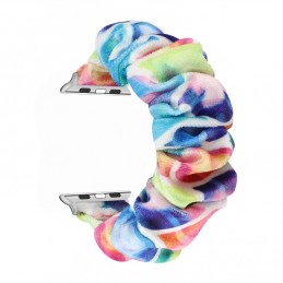 Correa de franela tela colorida para Apple Watch Serie 6, SE, 5, 4 44mm