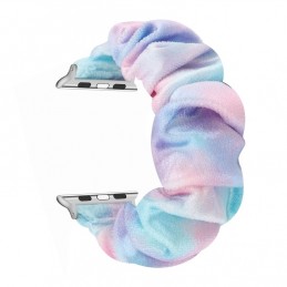 Correa de franela tela colorida para Apple Watch Serie 6, SE, 5, 4 44mm