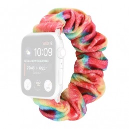 Correa de franela tela colorida para Apple Watch Serie 6, SE, 5, 4 44mm
