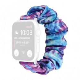 Correa de franela tela colorida para Apple Watch Serie 6, SE, 5, 4 44mm