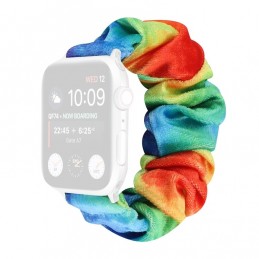 Correa de franela tela colorida para Apple Watch Serie 6, SE, 5, 4 44mm