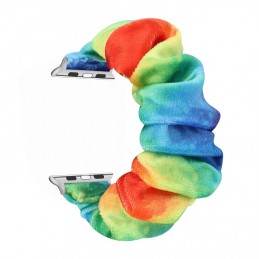Correa de franela tela colorida para Apple Watch Serie 6, SE, 5, 4 44mm