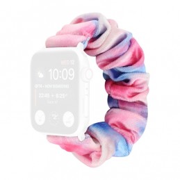 Correa de franela tela colorida para Apple Watch Serie 6, SE, 5, 4 44mm