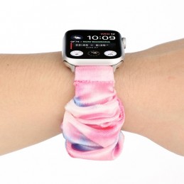 Correa de franela tela colorida para Apple Watch Serie 6, SE, 5, 4 44mm