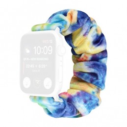 Correa de franela tela colorida para Apple Watch Serie 6, SE, 5, 4 44mm