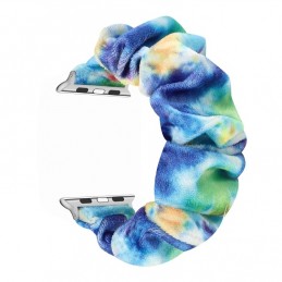 Correa de franela tela colorida para Apple Watch Serie 6, SE, 5, 4 44mm