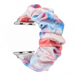 Correa de franela tela colorida para Apple Watch Serie 6, SE, 5, 4 44mm