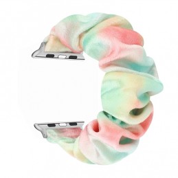 Correa de franela tela colorida para Apple Watch Serie 6, SE, 5, 4 44mm