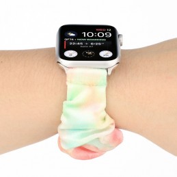 Correa de franela tela colorida para Apple Watch Serie 6, SE, 5, 4 44mm
