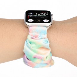 Correa de franela tela colorida para Apple Watch Serie 6, SE, 5, 4 44mm