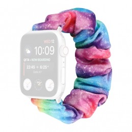 Correa de franela tela colorida para Apple Watch Serie 6, SE, 5, 4 44mm