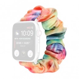 Correa de franela tela colorida para Apple Watch Serie 6, SE, 5, 4 44mm
