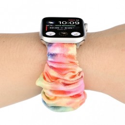 Correa de franela tela colorida para Apple Watch Serie 6, SE, 5, 4 44mm