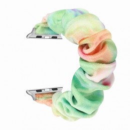 Correa de franela tela colorida para Apple Watch Serie 6, SE, 5, 4 44mm
