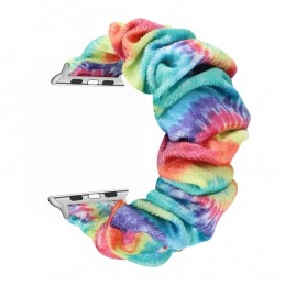 Correa de franela tela colorida para Apple Watch Serie 6, SE, 5, 4 44mm