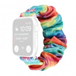 Correa de franela tela colorida para Apple Watch Serie 6, SE, 5, 4 44mm