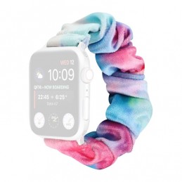 Correa de franela tela colorida para Apple Watch Serie 6, SE, 5, 4 44mm