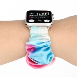 Correa de franela tela colorida para Apple Watch Serie 6, SE, 5, 4 44mm