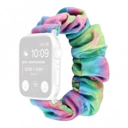 Correa de franela tela colorida para Apple Watch Serie 6, SE, 5, 4 44mm