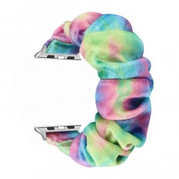Correa de franela tela colorida para Apple Watch Serie 6, SE, 5, 4 44mm