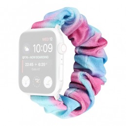 Correa de franela tela colorida para Apple Watch Serie 6, SE, 5, 4 44mm