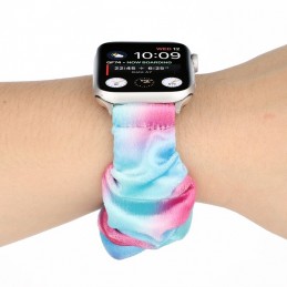 Correa de franela tela colorida para Apple Watch Serie 6, SE, 5, 4 44mm