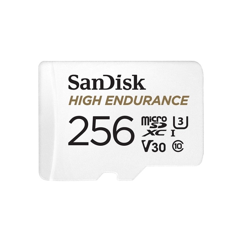 SanDisk U3 High Endurance Tarjeta de memoria micro SD 256GB