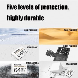 SanDisk U3 High Endurance Tarjeta de memoria micro SD 256GB