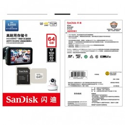 SanDisk U3 High Endurance Tarjeta de memoria micro SD 256GB