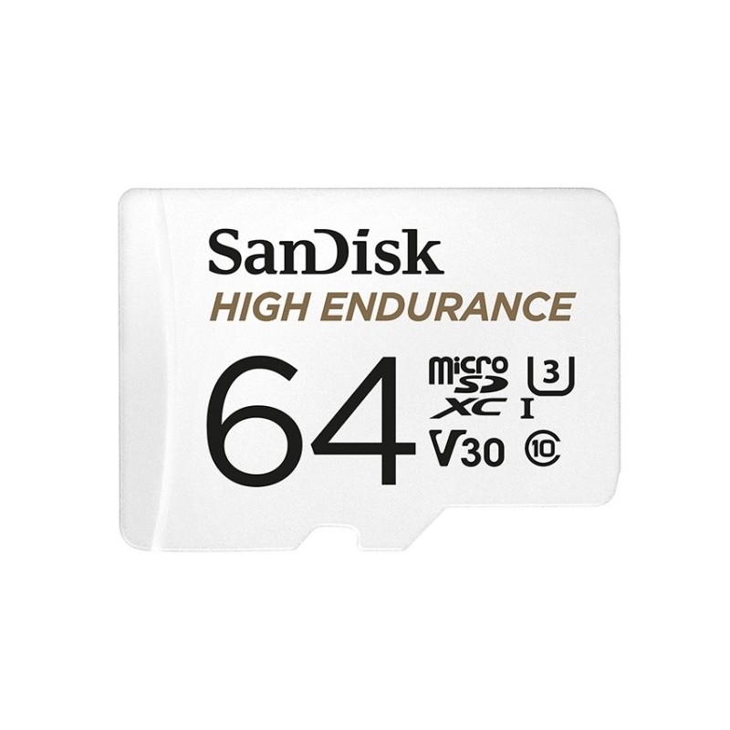 SanDisk U3 High Endurance Tarjeta de memoria micro SD 64GB
