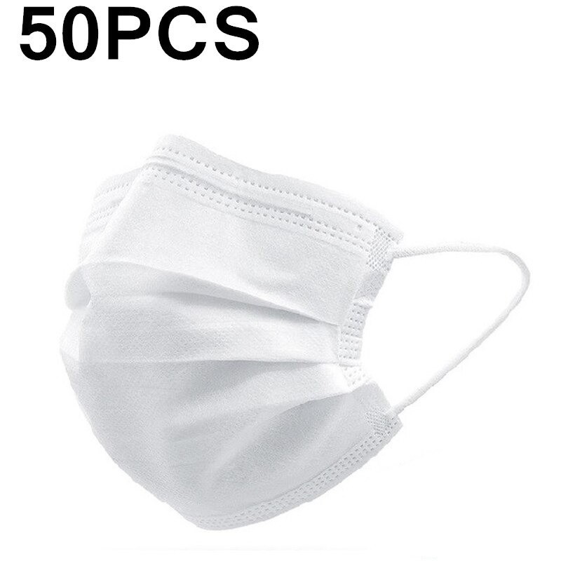 Mascarilla Quirurgica 3 Capas caja de 50 Unidades color blanco