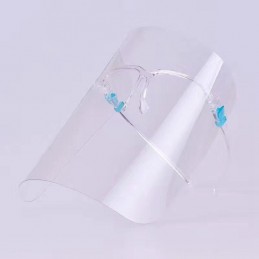 Visera Facial de Protección con Gafas