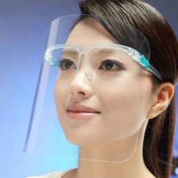 Visera Facial de Protección con Gafas