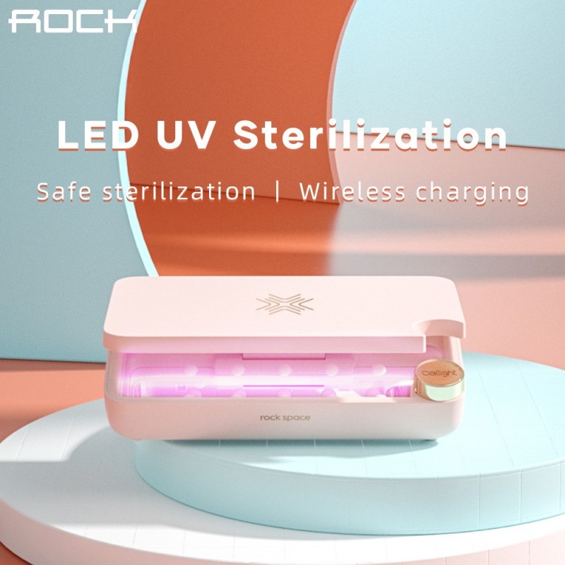ROCK Esterilizador Portátil Luz UV para Smartphone