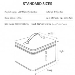 Bolso Esterilizador UV para Ropa y Objetos