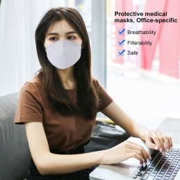 Mascarillas KN95 para Mujer Antiviral Antivaho Certificada CE