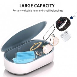 Caja de esterilización con luz UV y carga inalámbrica para smartphones
