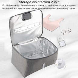 Bolso UV Esterilizador de Ropa, Juguetes Luz LED Ultravioleta Portátil