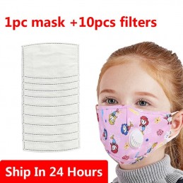 Mascarilla con Filtro para Niños, Niñas