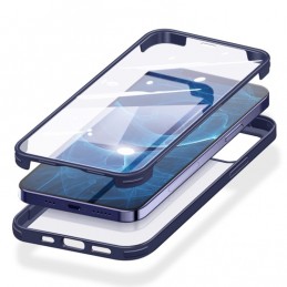 Funda iPhone 12 Pro Max de Vidrio de Plástico de Doble Cara Transparente